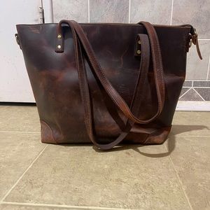 Genuine Leather Tote Bag